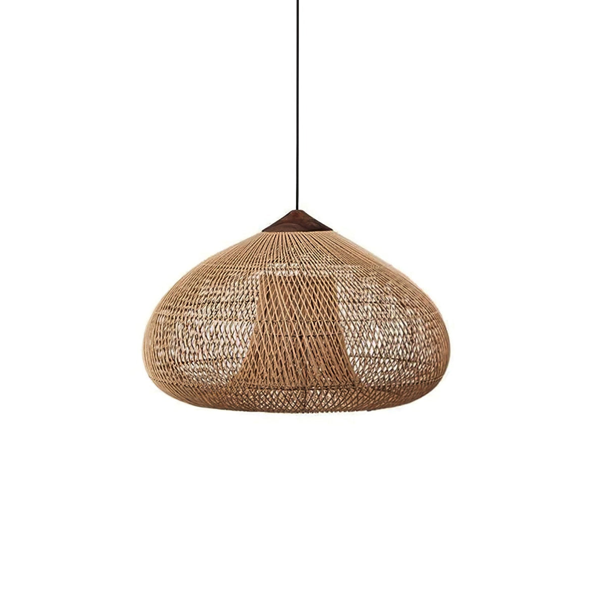 Melina Braided Rattan Pendant Light