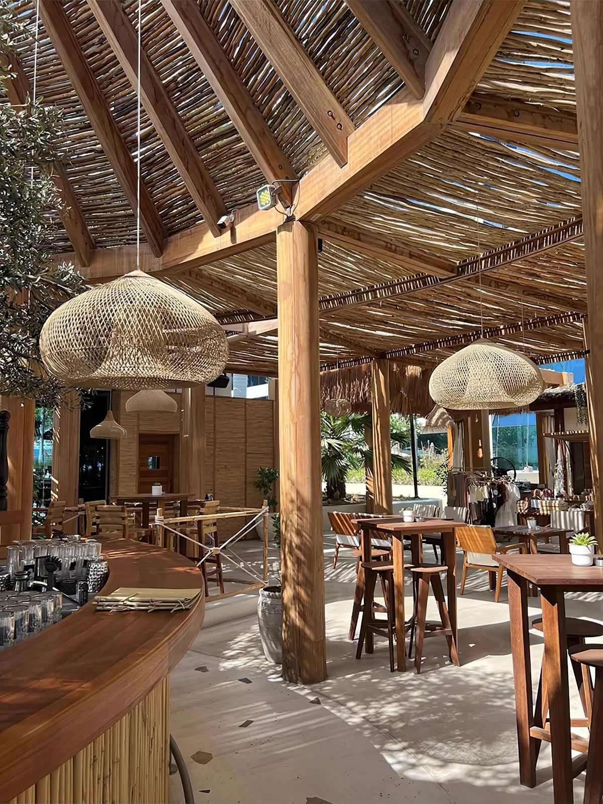Hopia Rattan Pendant Light
