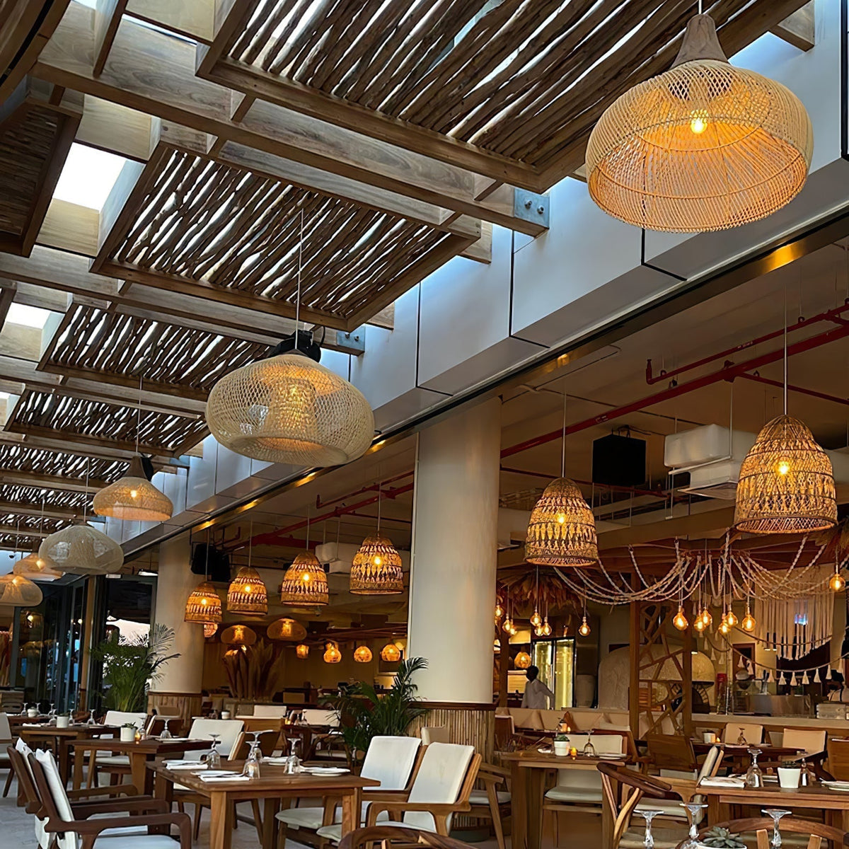 Hopia Rattan Pendant Light