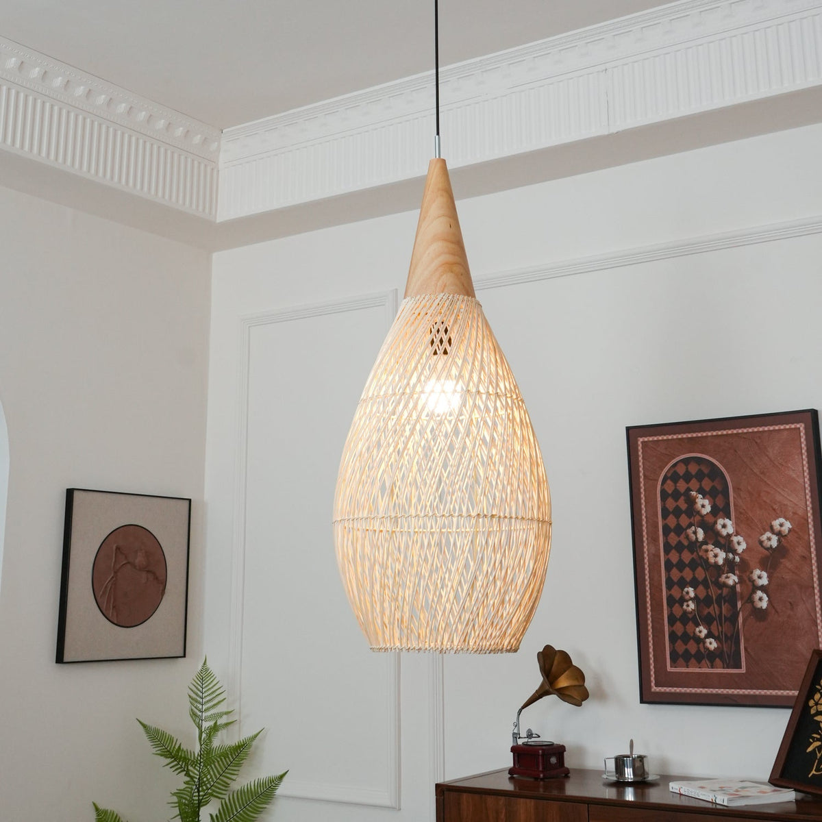 Hopia Rattan Pendant Light