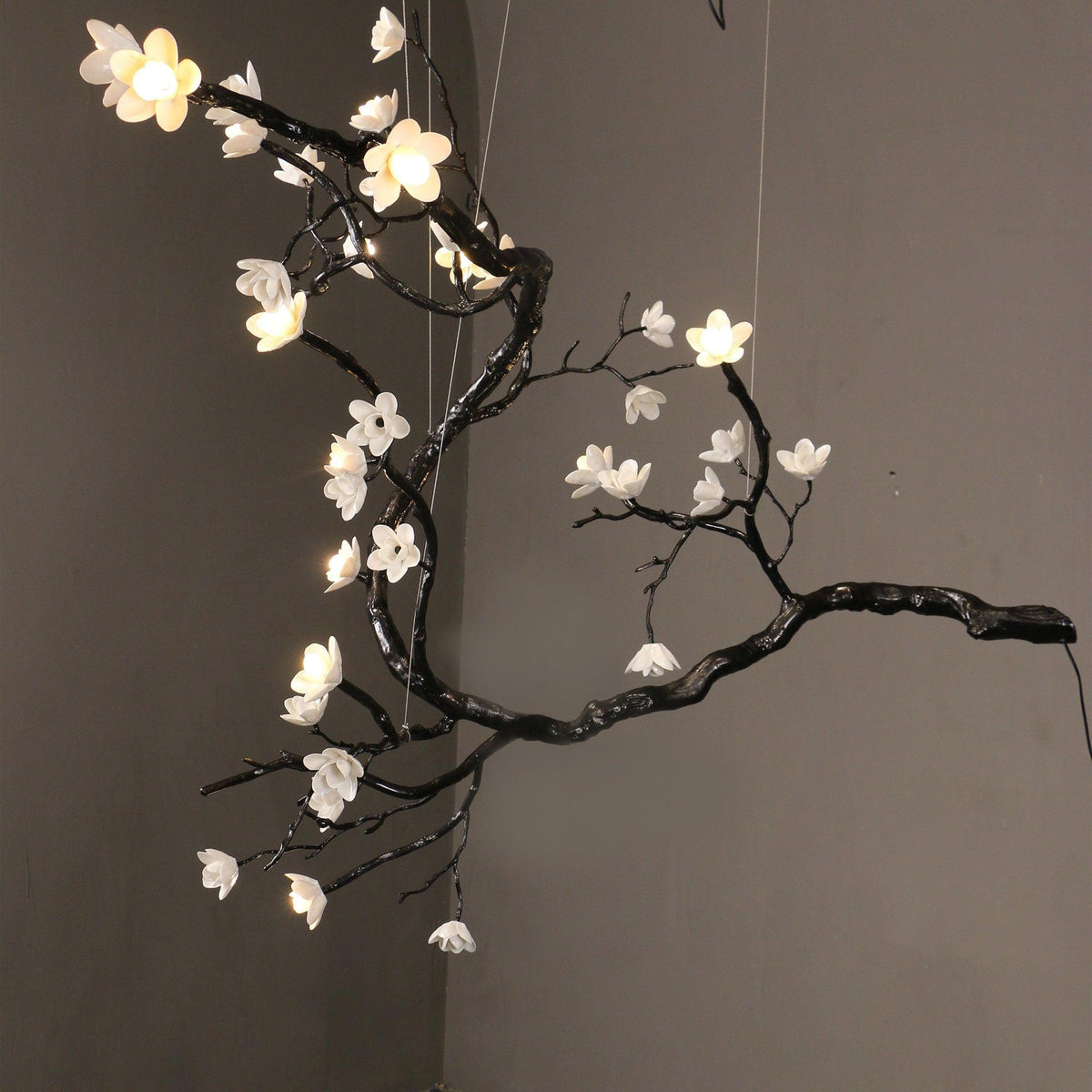 Hilten Chandelier Branch Floral Organic