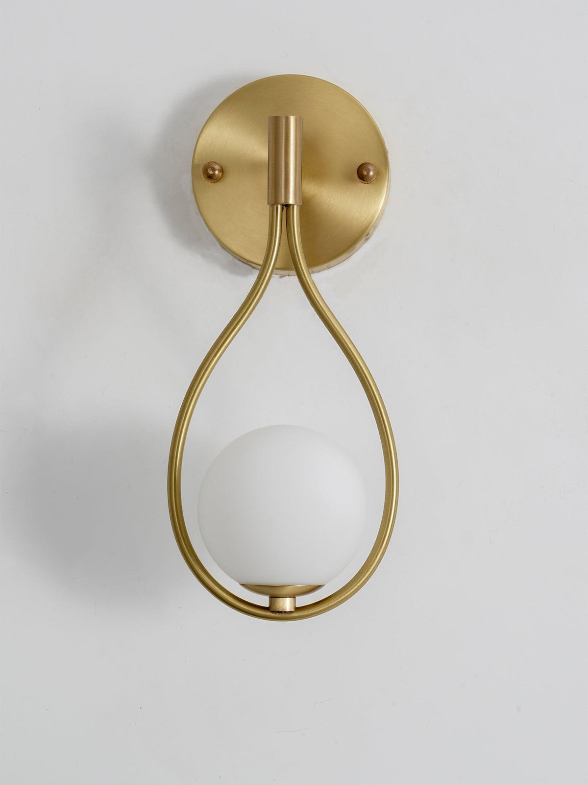 Eiralaya Modern Minimalist Vanity Brass Glass Wall Lamp
