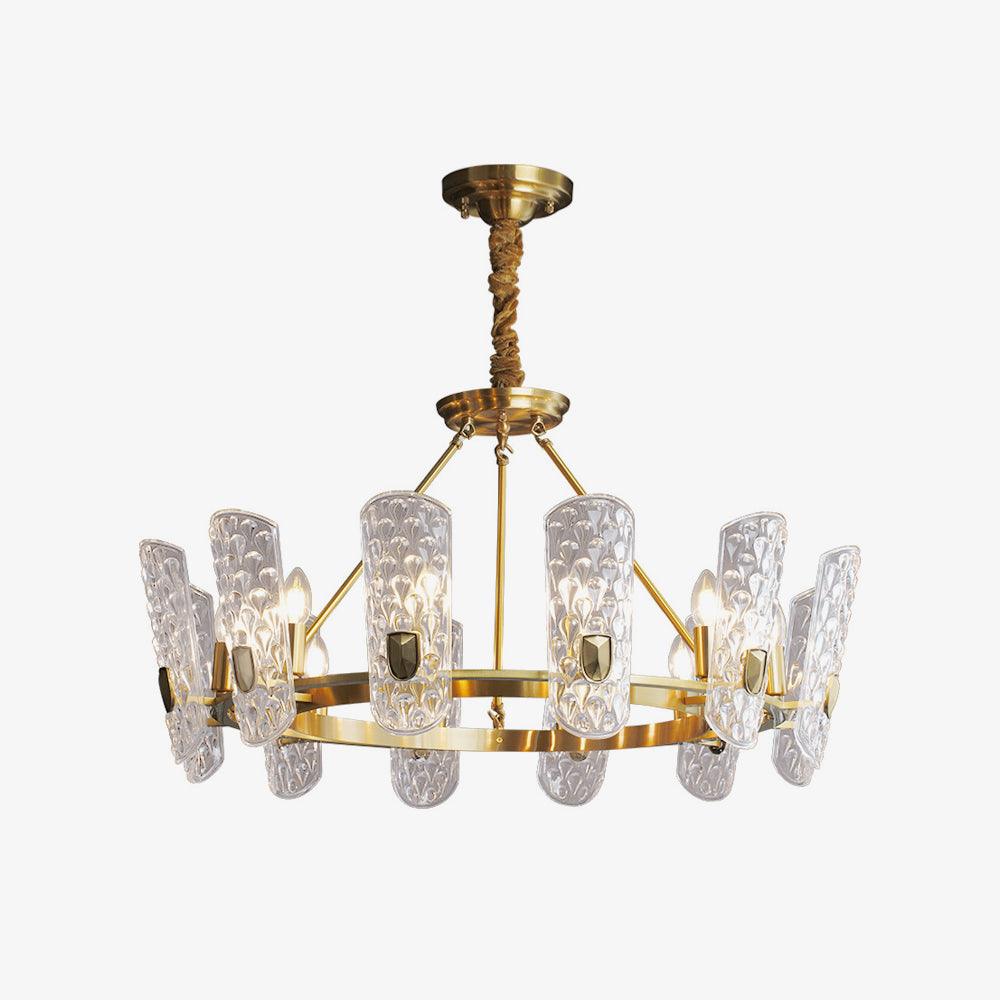 Casinian Elegant Brass Central Chandelier