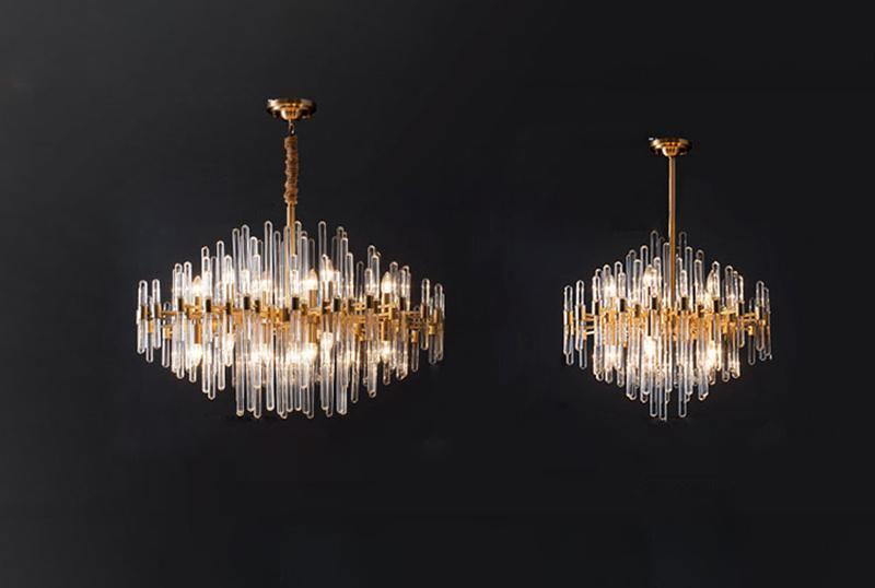 Jorine Chandelier Antique Brass Starburst