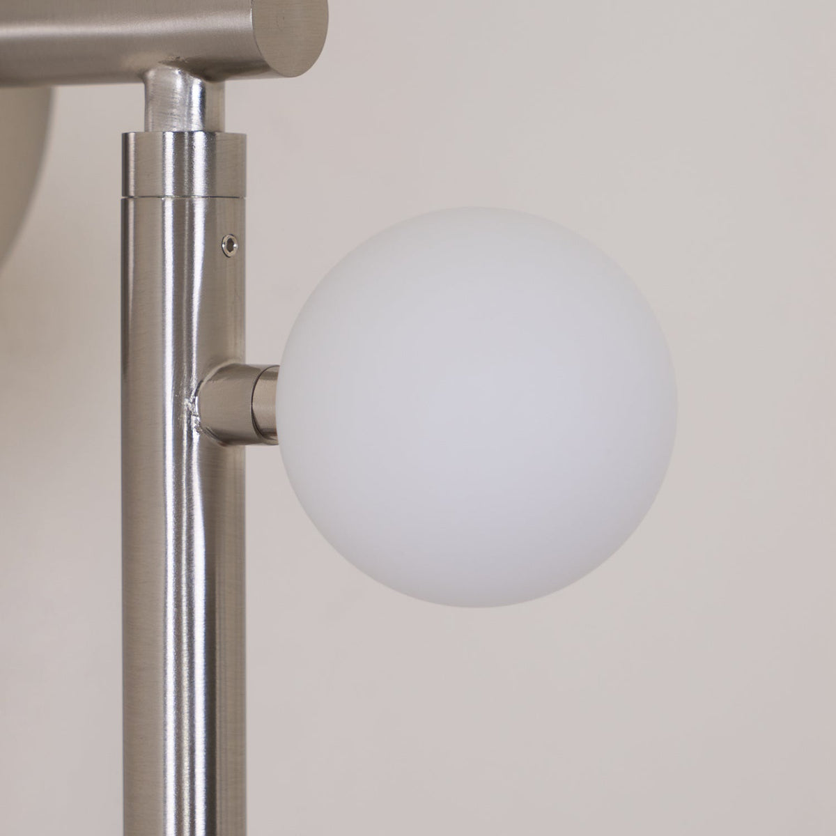 Pamela Tube Plug-in Brass Glass Wall Lamp
