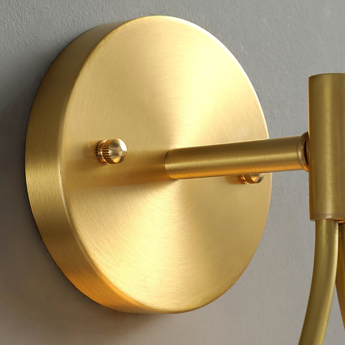 Eiralaya Modern Minimalist Vanity Brass Glass Wall Lamp