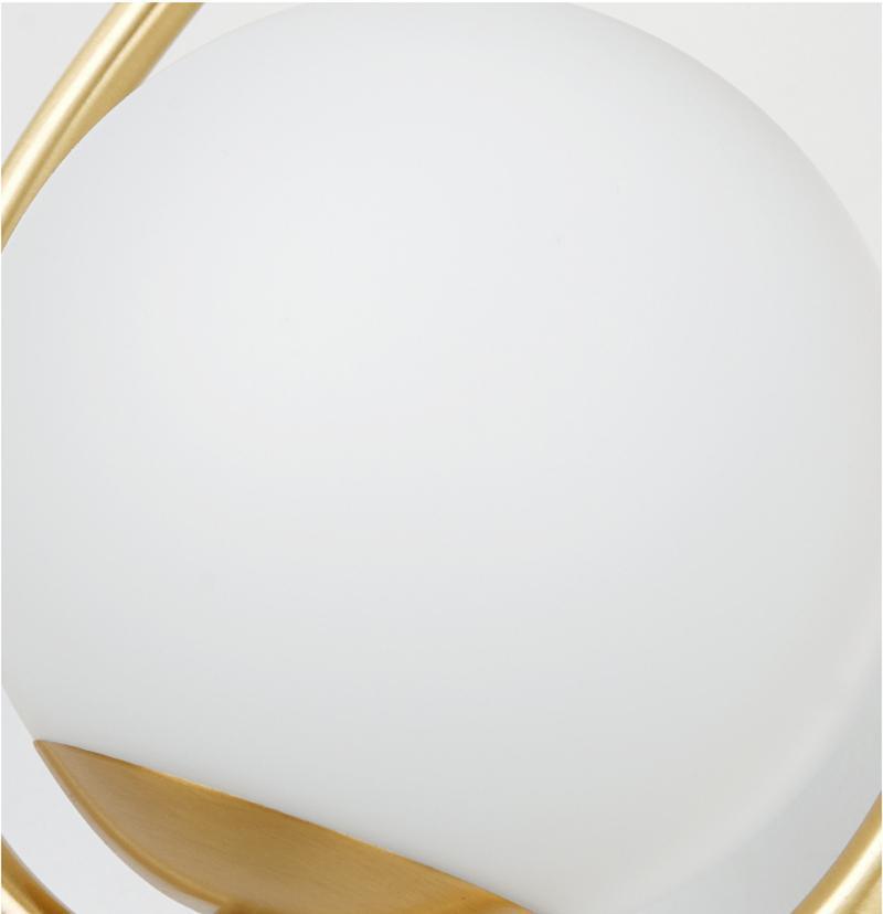 Eiralaya Modern Minimalist Vanity Brass Glass Wall Lamp