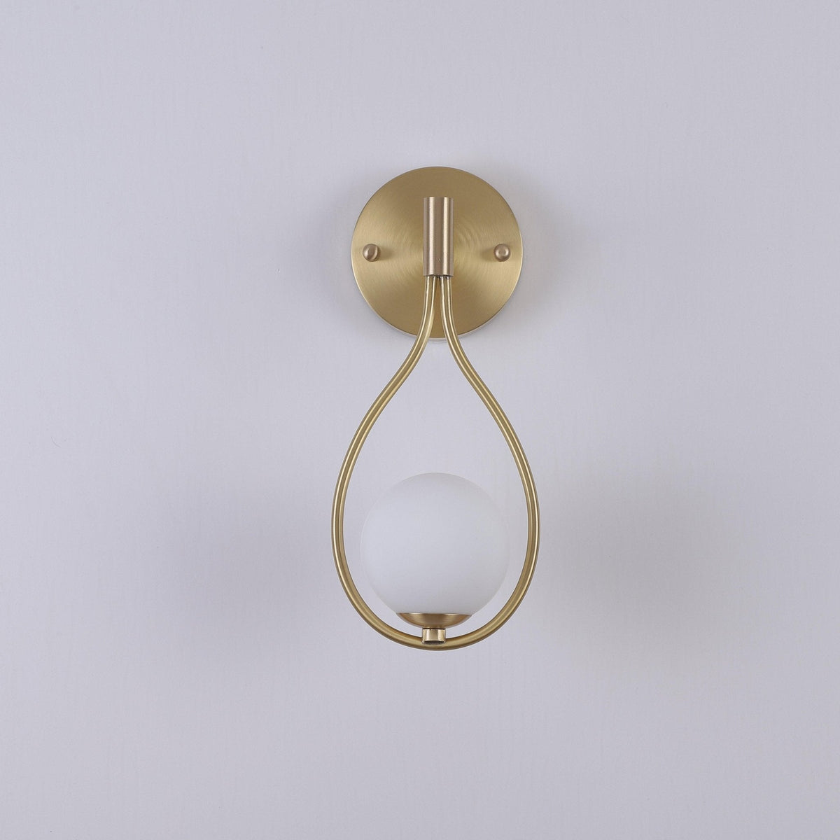 Eiralaya Modern Minimalist Vanity Brass Glass Wall Lamp