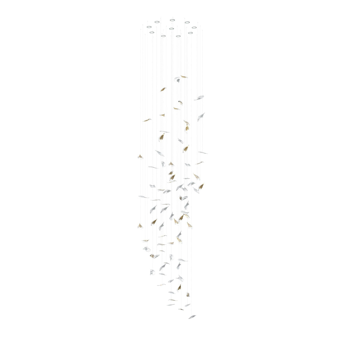 Asorus Artistic Leaf-Shape Chandelier