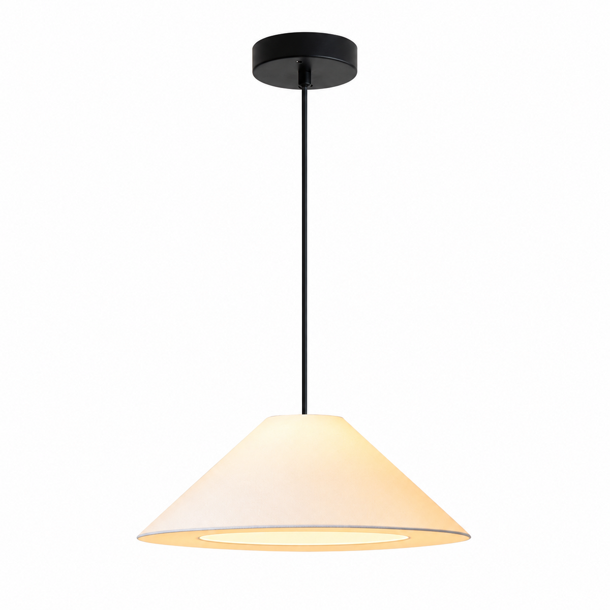 Ormondleigh Fabric Cone Pendant Lamp