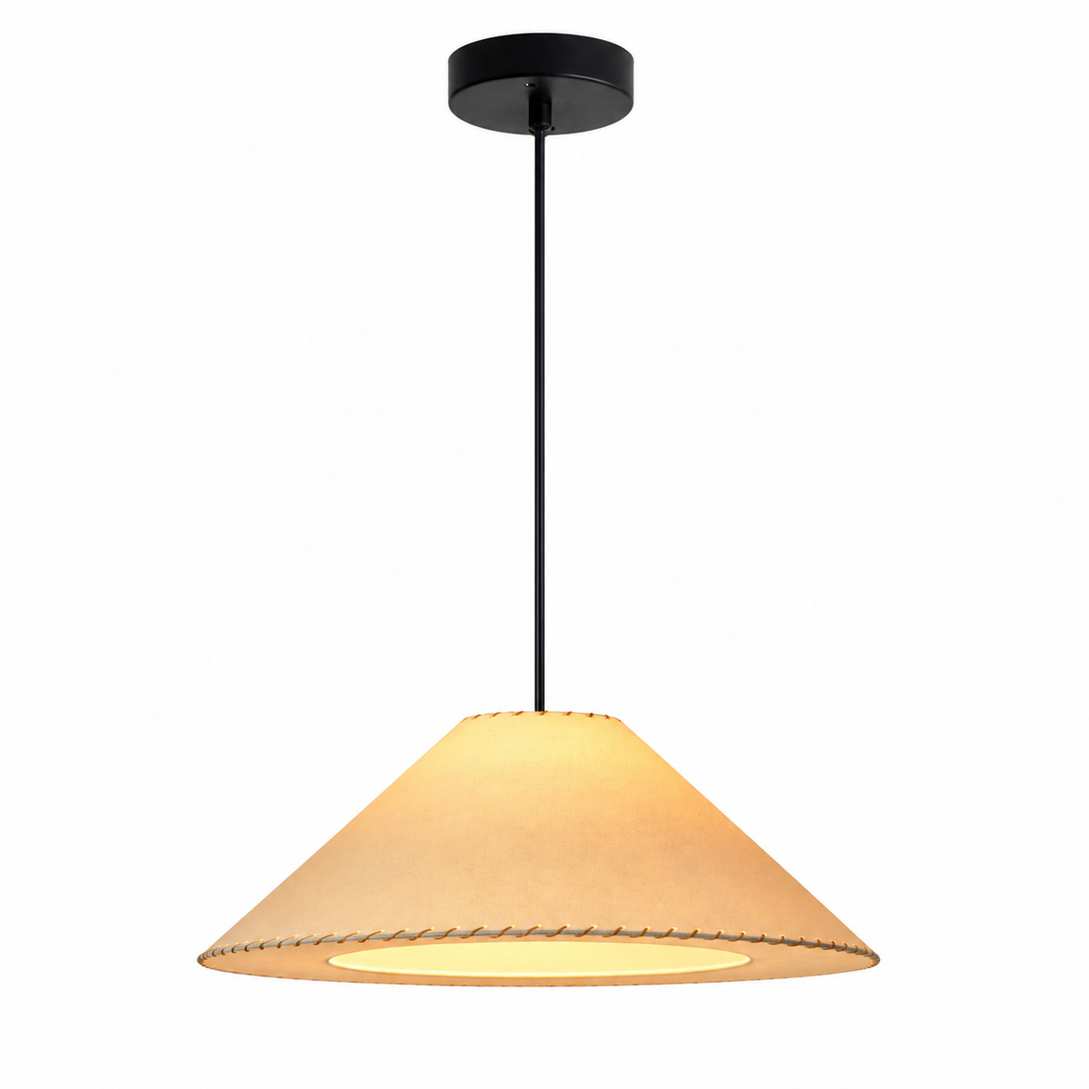 Ormondleigh Fabric Cone Pendant Lamp