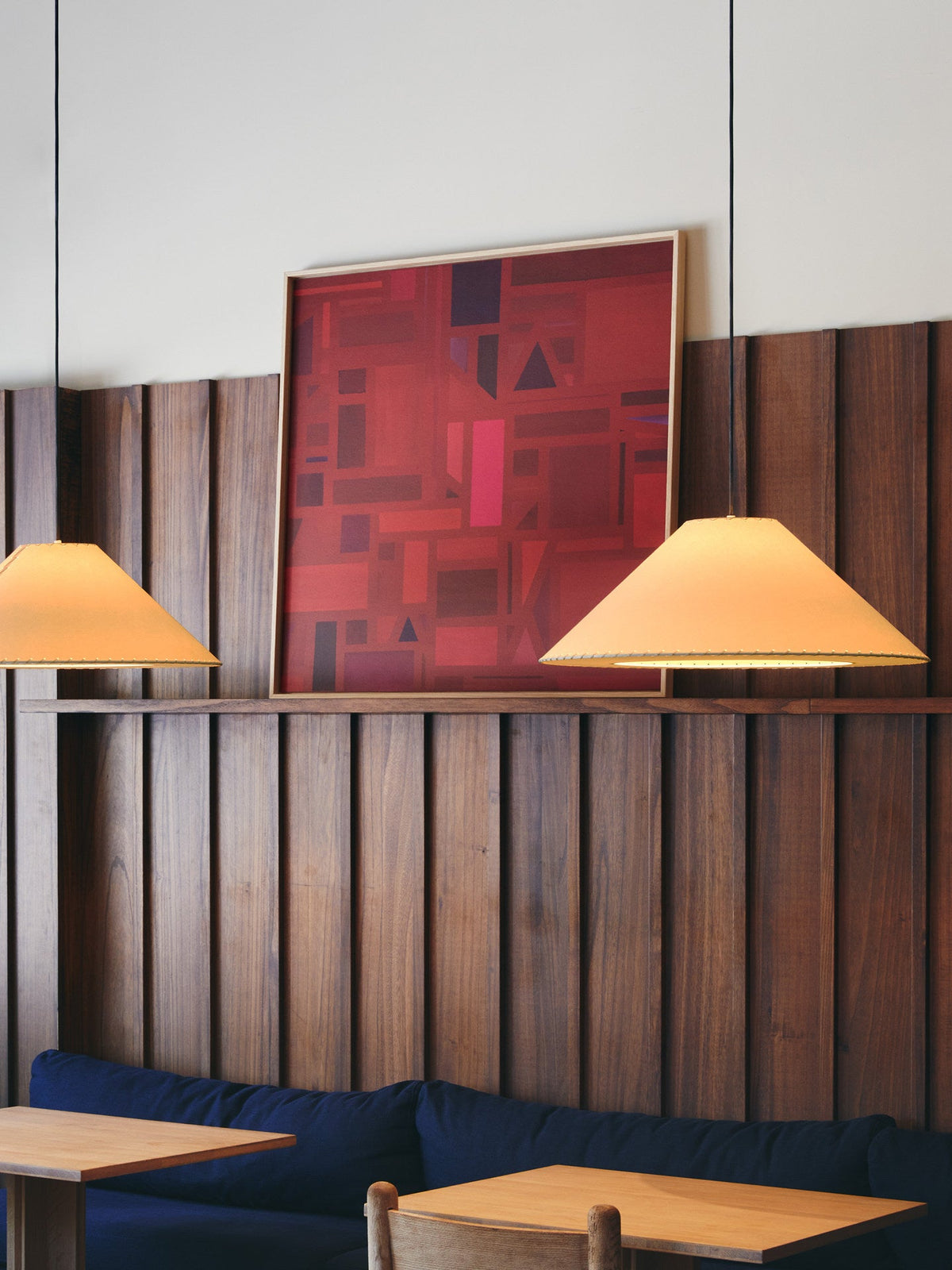 Ormondleigh Fabric Cone Pendant Lamp