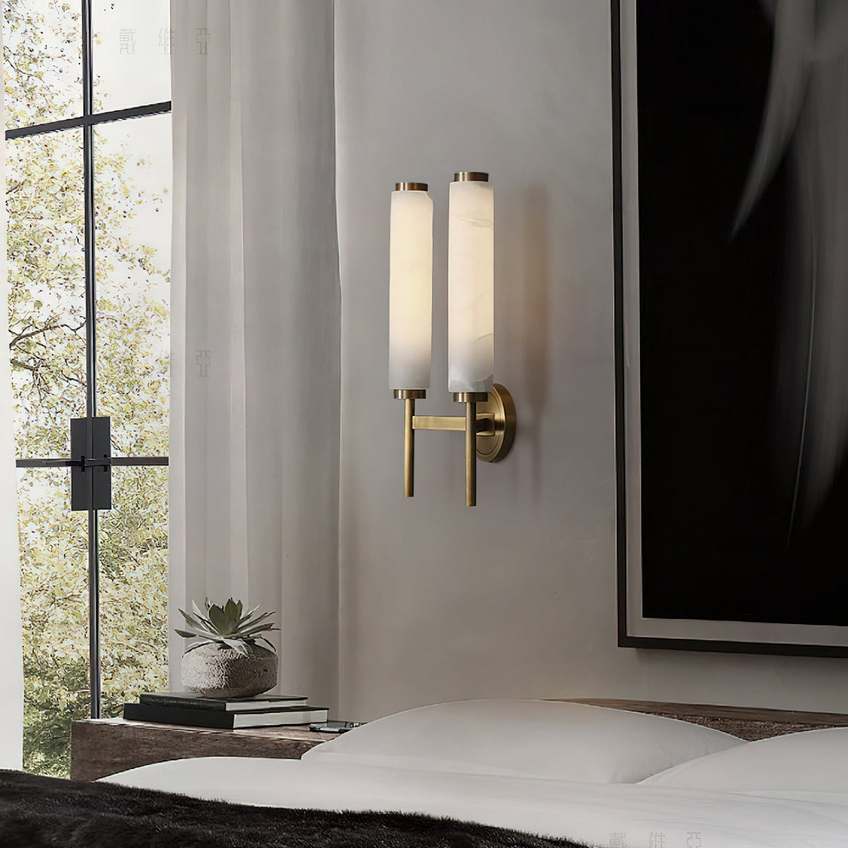 Neuma Alabaster Indoor Wall Light