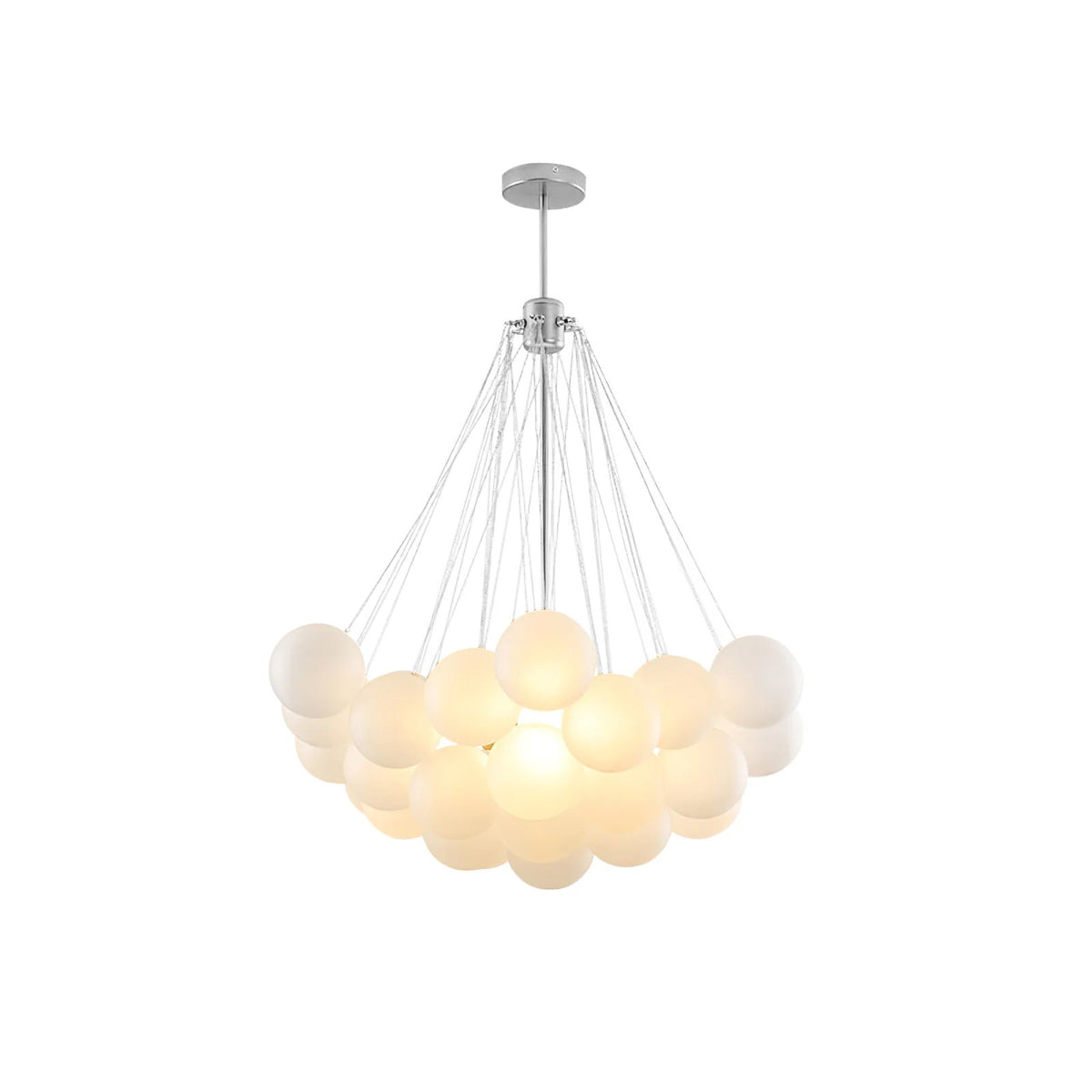 Eiririra Chandelier Bubble Frosted Glass