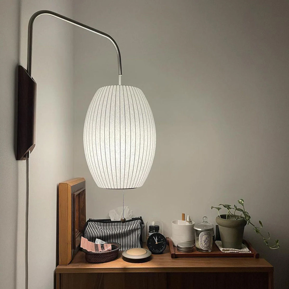Hugo Wall Sconce Walnut Ball