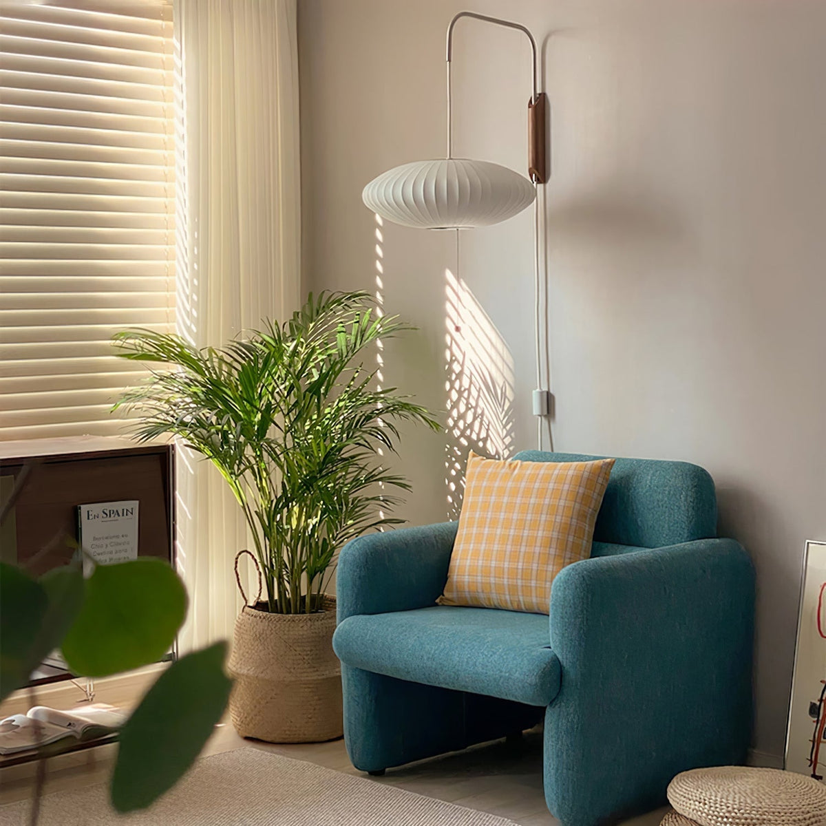 Hugo Wall Sconce Walnut Ball