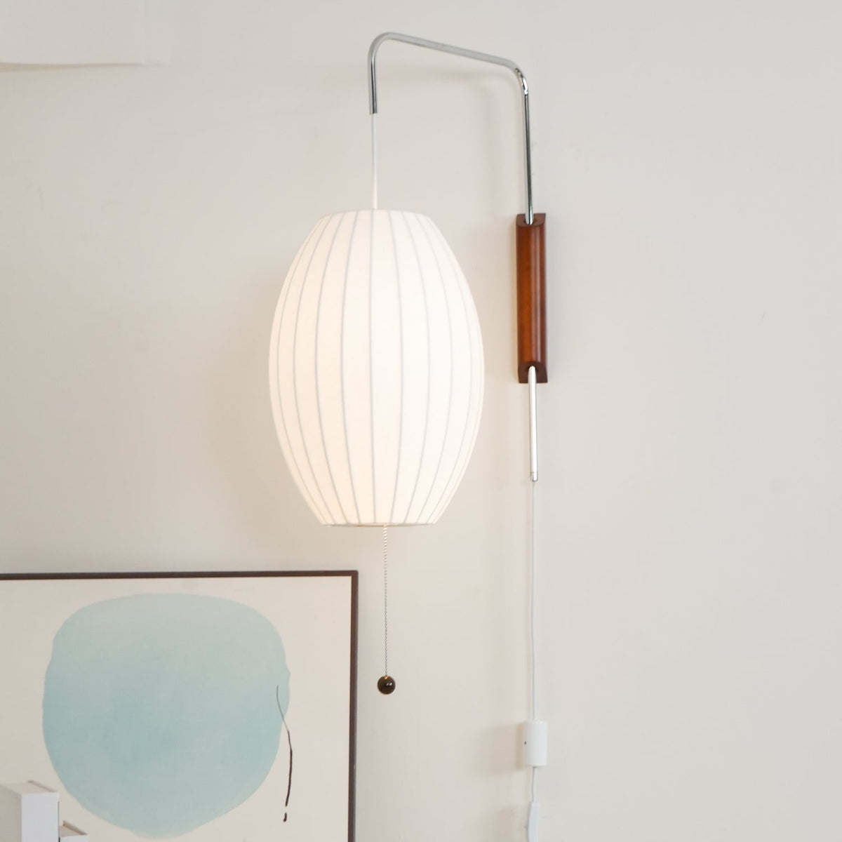Hugo Wall Sconce Walnut Ball