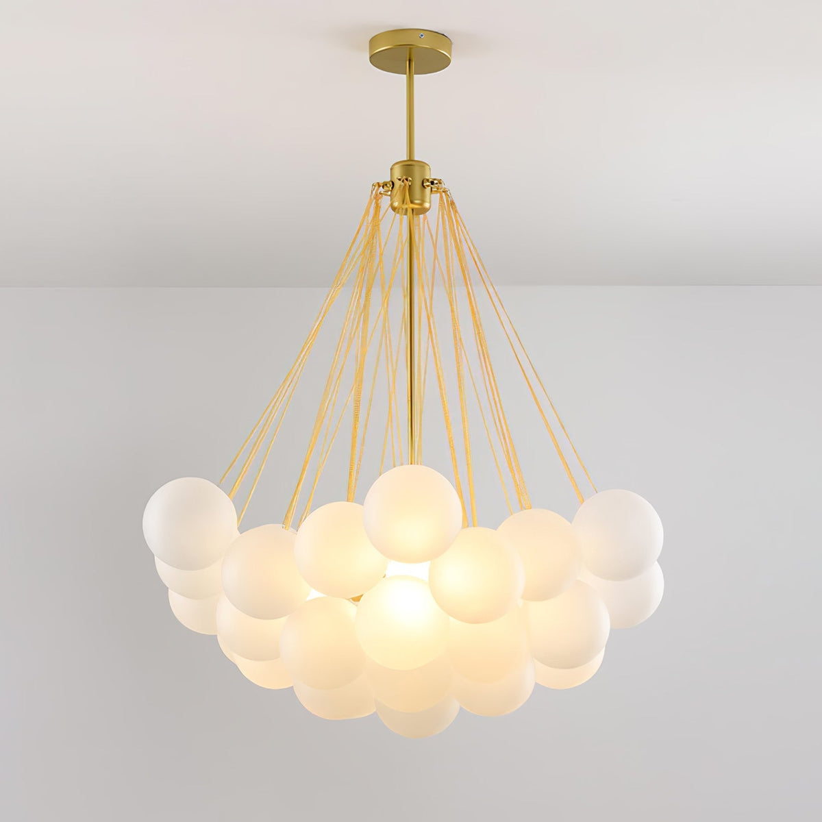 Eiririra Chandelier Bubble Frosted Glass