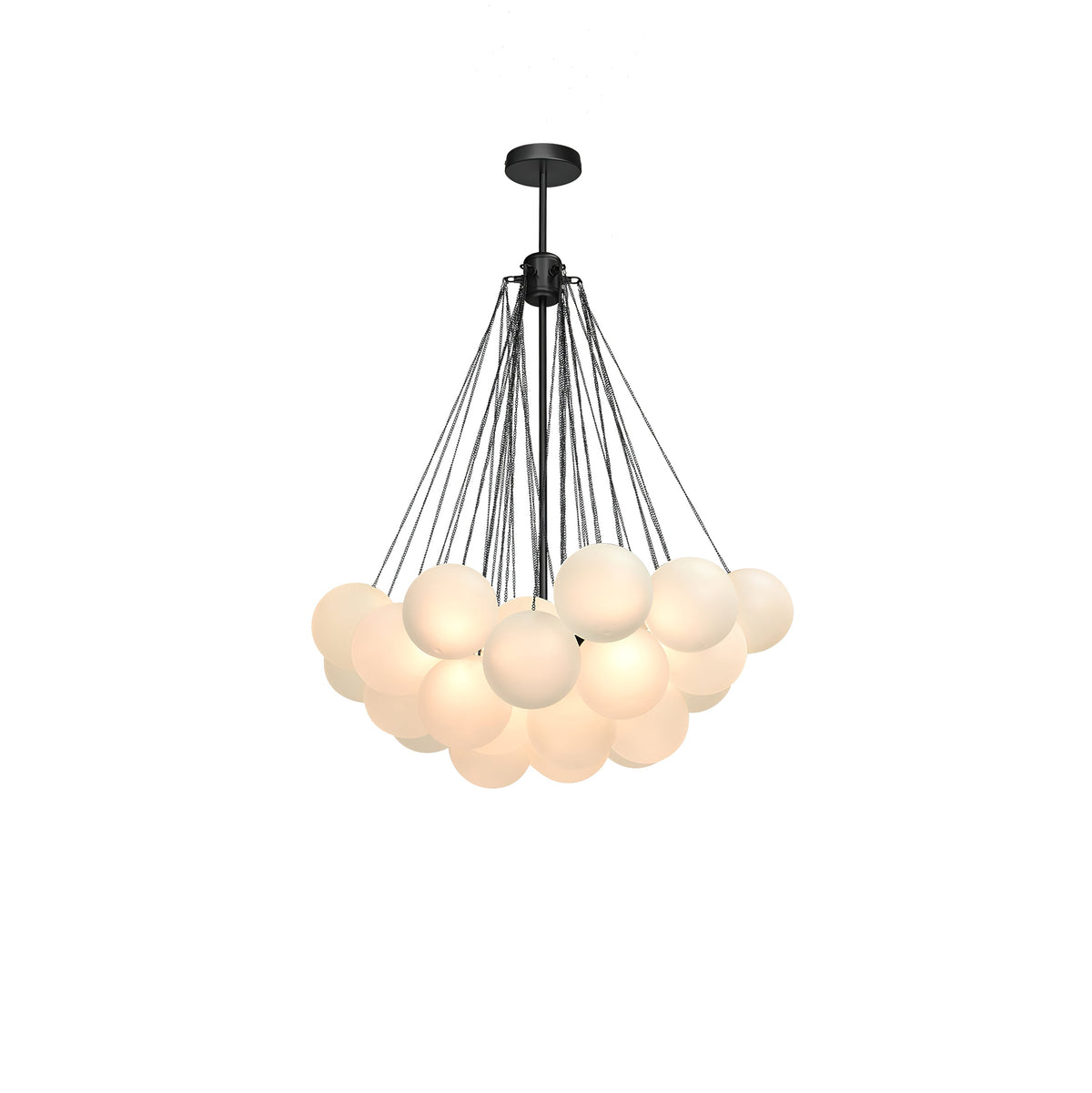 Eiririra Chandelier Bubble Frosted Glass