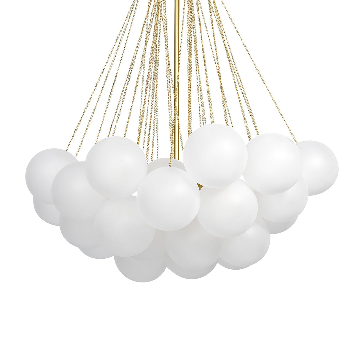 Eiririra Chandelier Bubble Frosted Glass