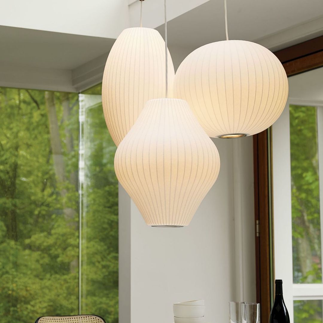 Nebula Bubble Mulberry Silk Pendant Lamp