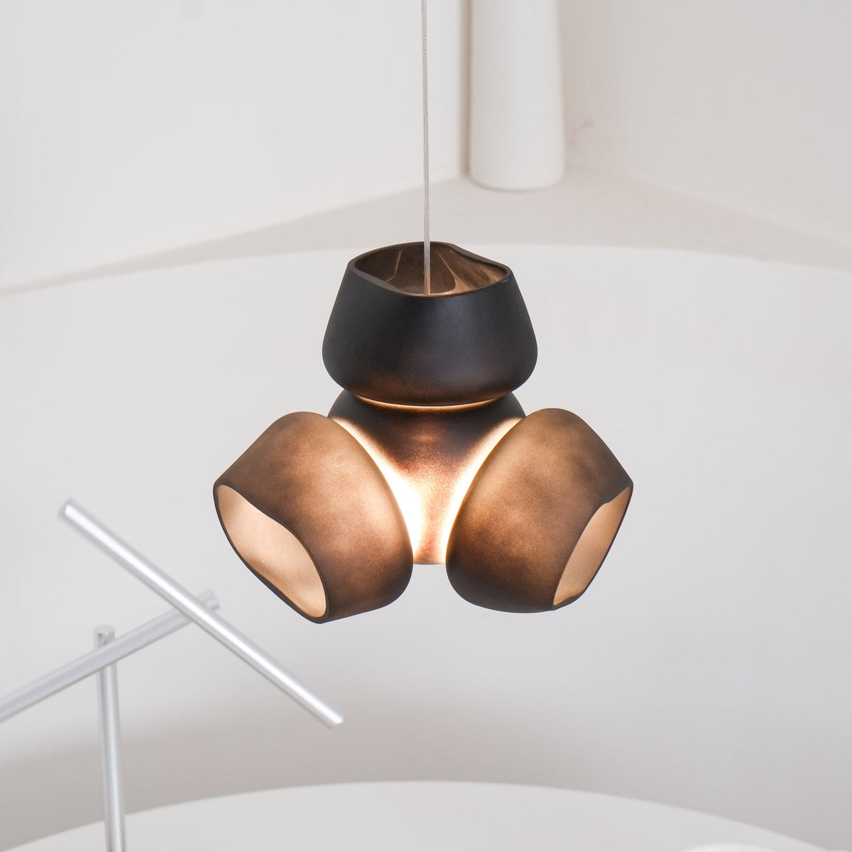Ursa Bubbles Cluster Glass Pendant Light