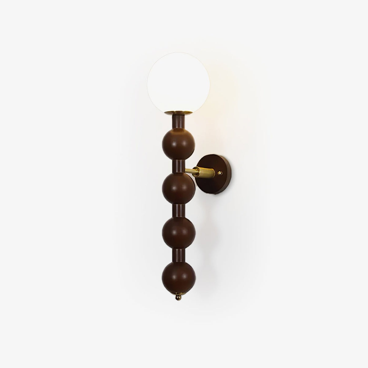 Olaeia Modern Minimalist Bubbly Wooden Glass Wall Lamp