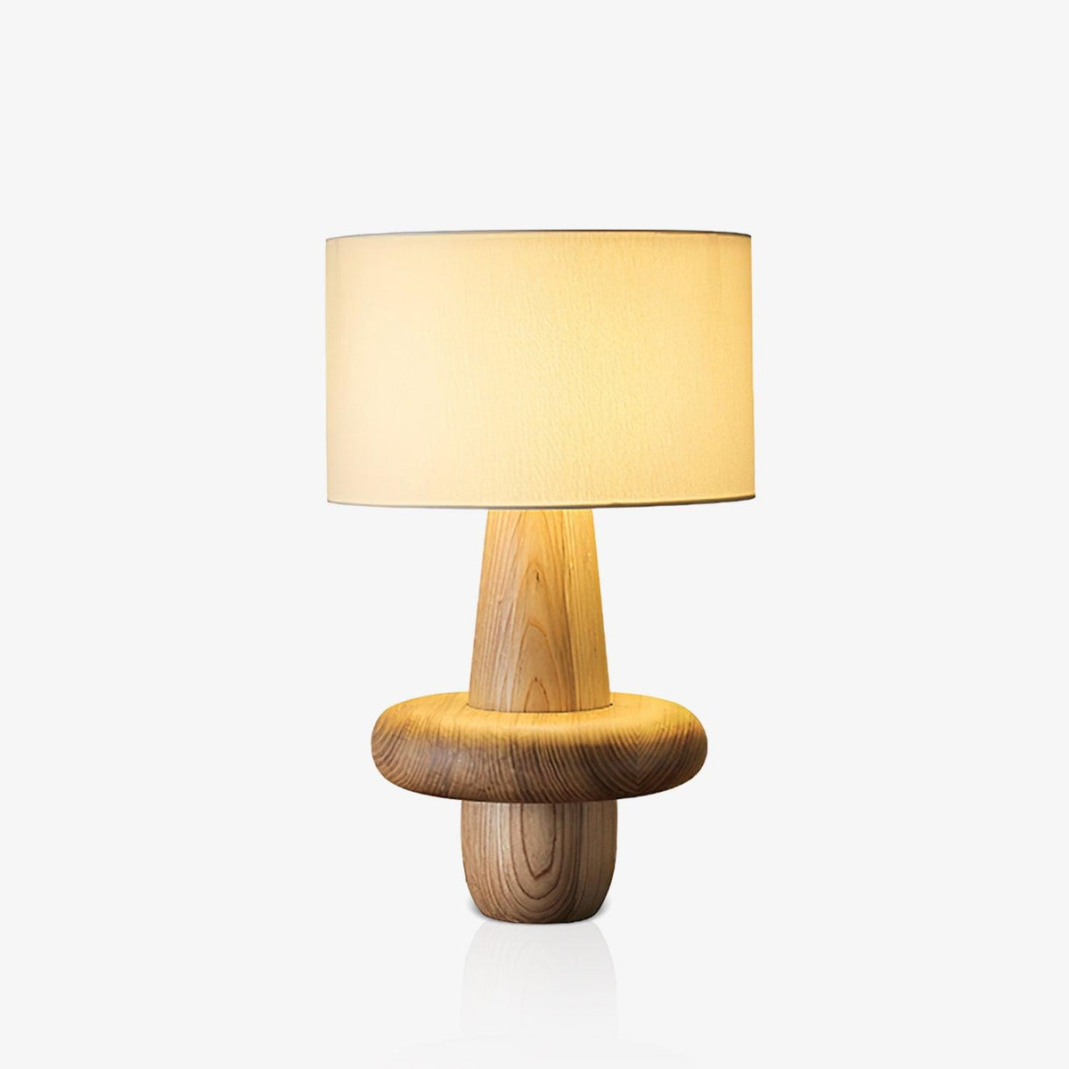 Ring Minimalist Wood Table Lamp