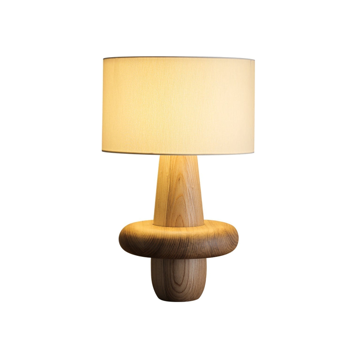 Ring Minimalist Wood Table Lamp