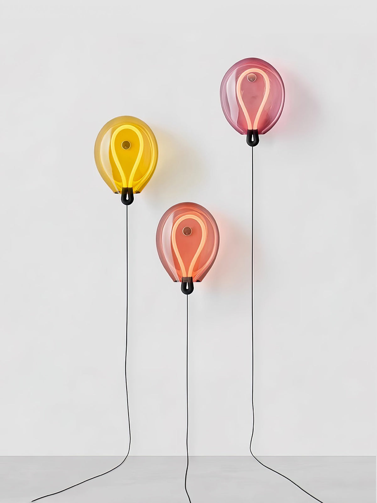 Lysolila Premium Nordic Art Glass Wall Light