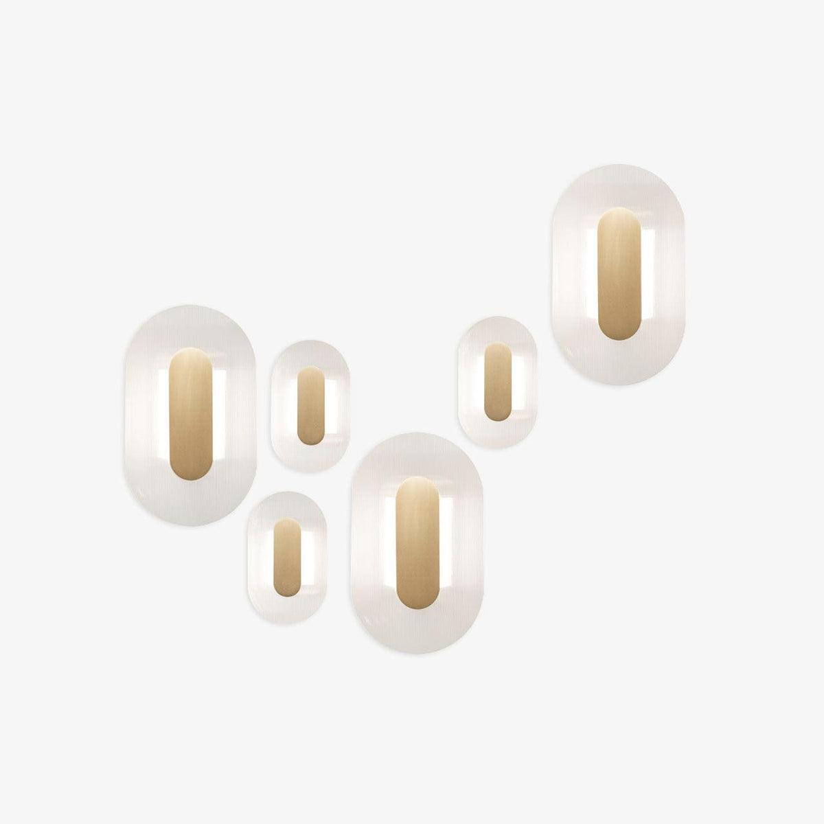 Dexven Premium Nordic Art Button Glass Wall Lamp