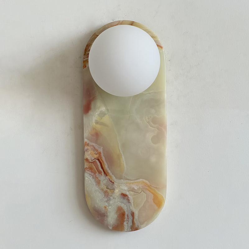 Idoraris Modern Minimalist Cyan Jade Sconce Wall Lamp