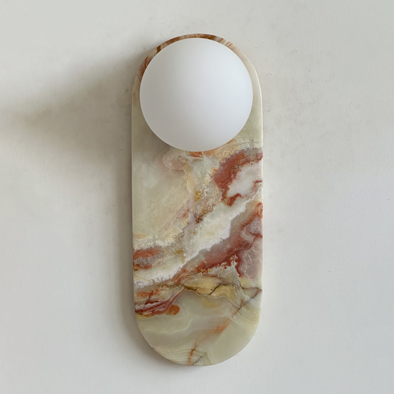 Idoraris Modern Minimalist Cyan Jade Sconce Wall Lamp