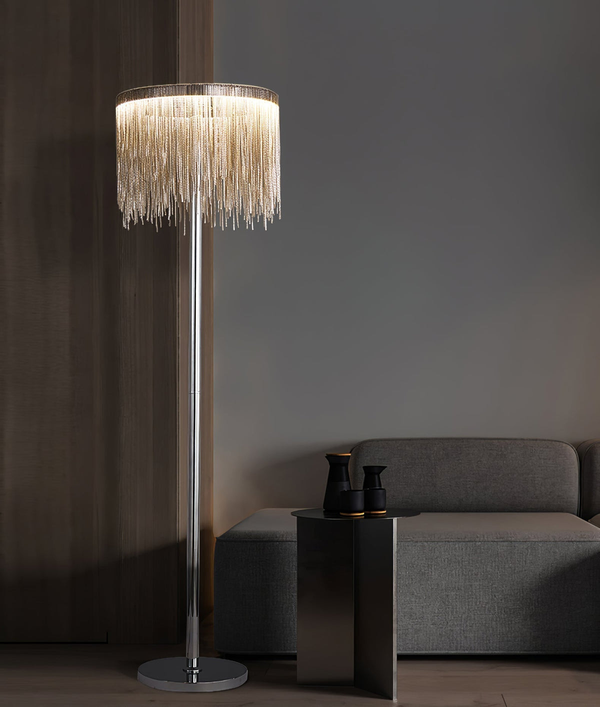 Fringe Cadena Tassel Floor Lamp