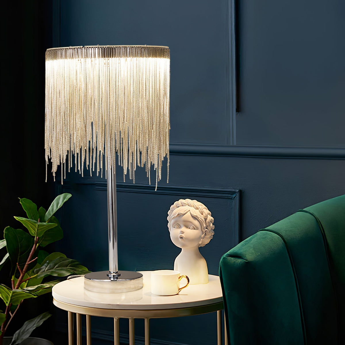 Cascade Cadena Tassel Table Lamp