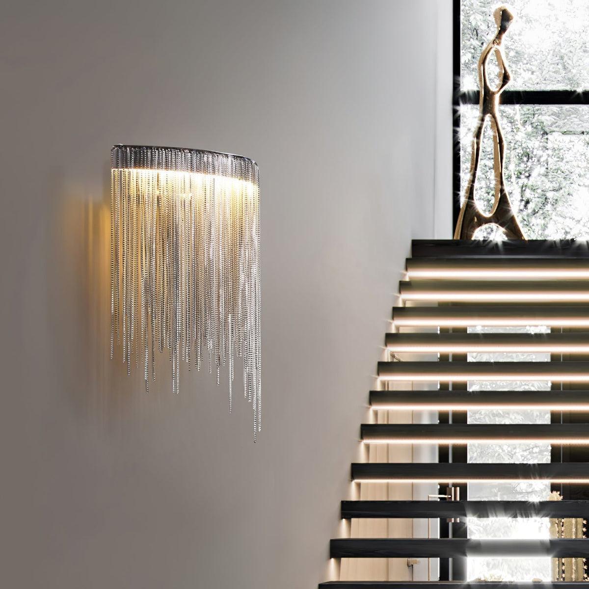 Gove Steel Elegant Wall Lamp
