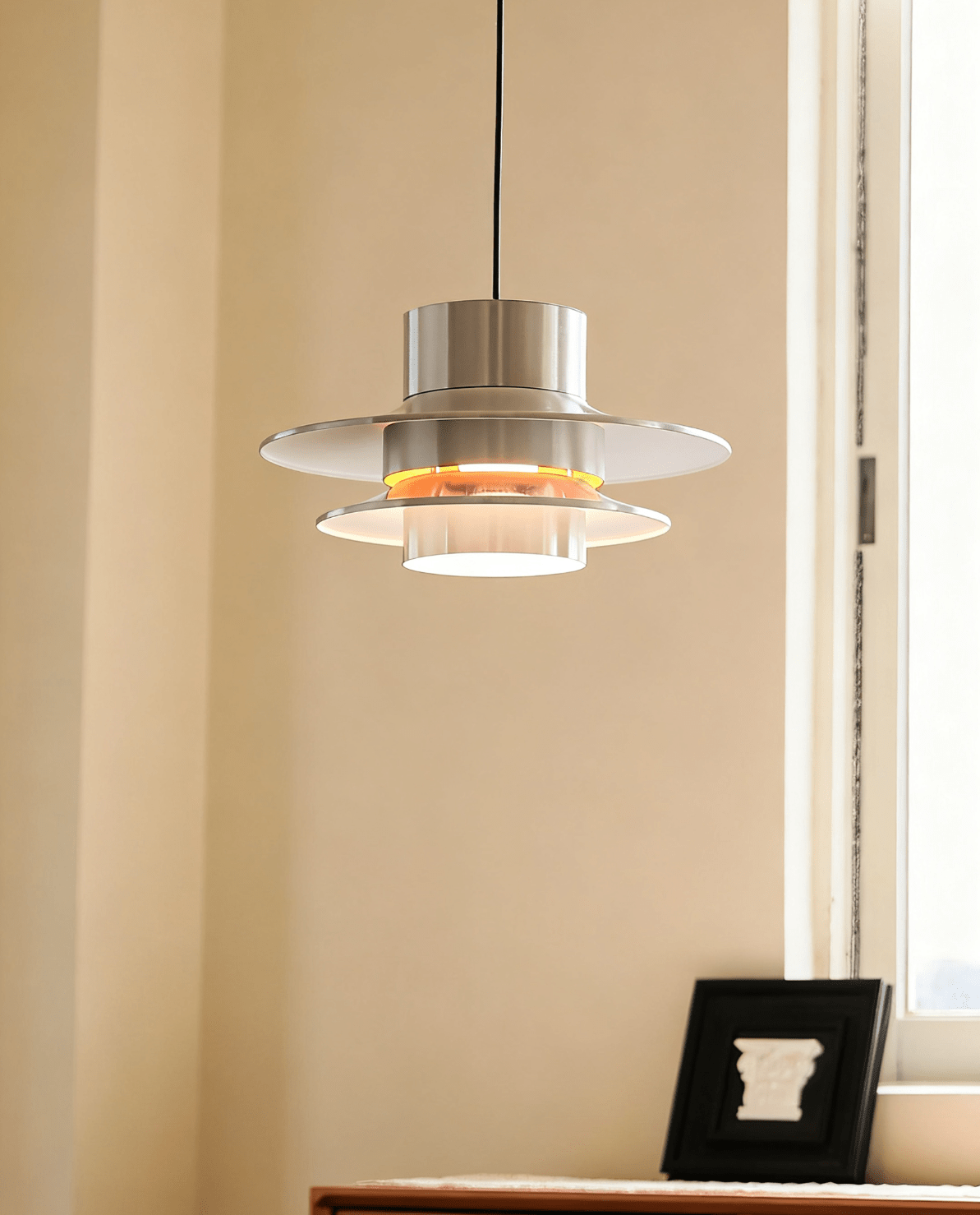 Ulux Chrome Pendant Light