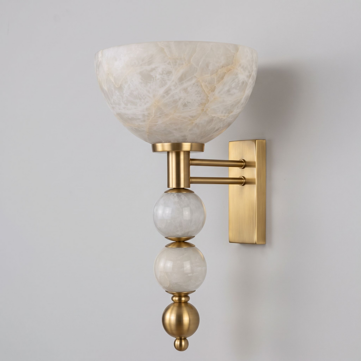 Loxhurst Alabaster Wall Sconce