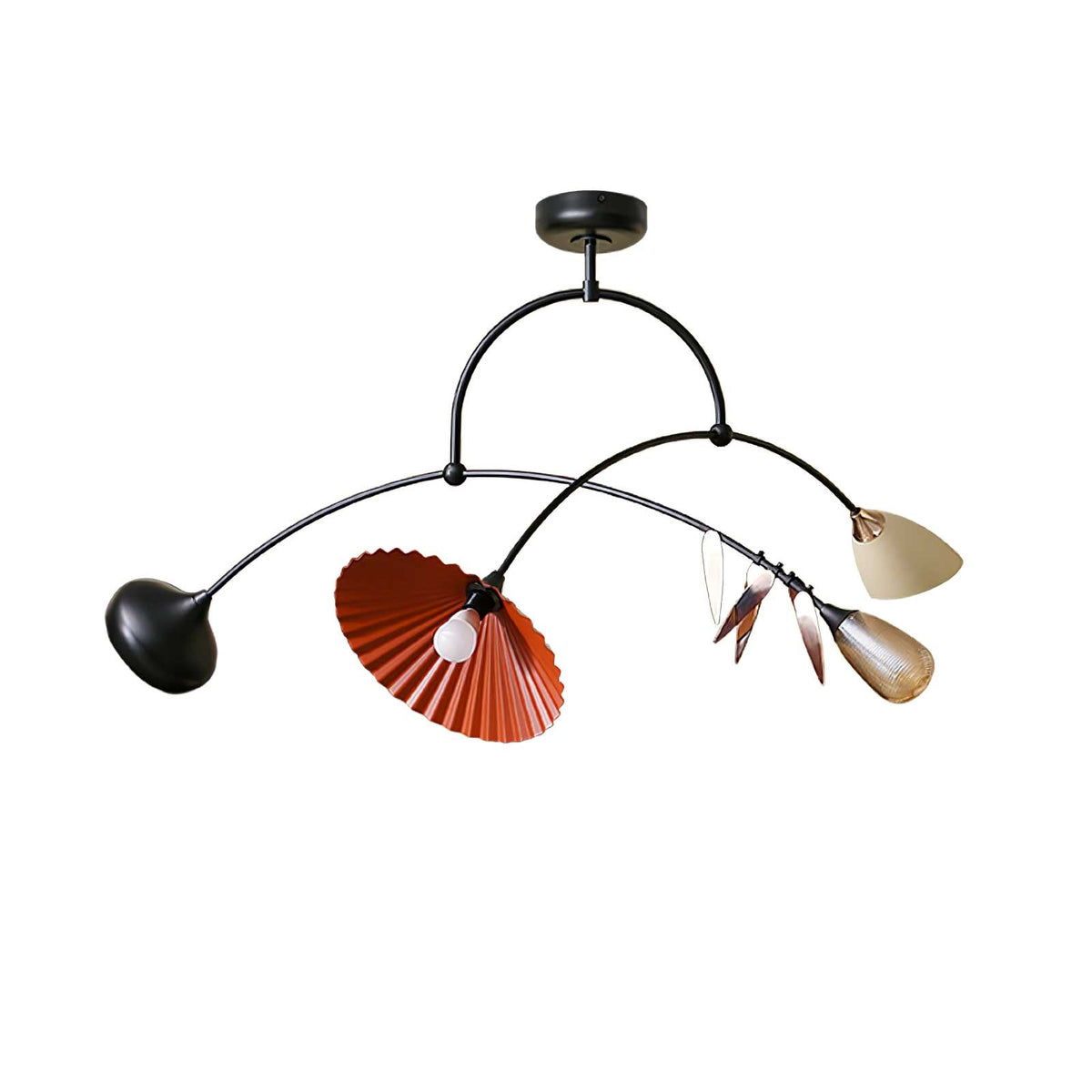 FloraCurv Glass Artisan Pendant Light