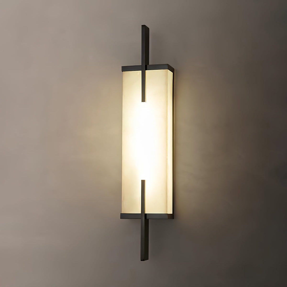 Komino Rectangular Alabaster Wall Light