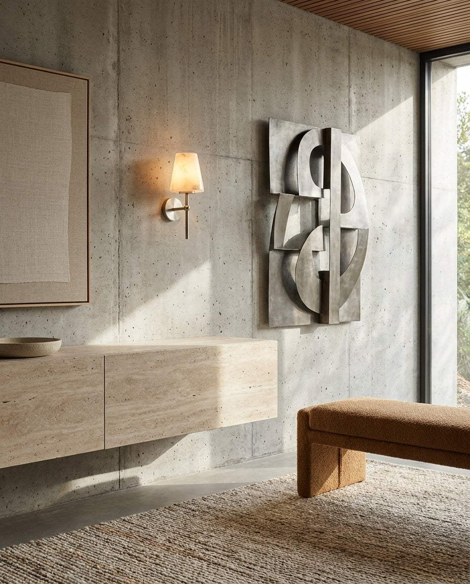 Corvenhurst Alabaster Wall Sconce