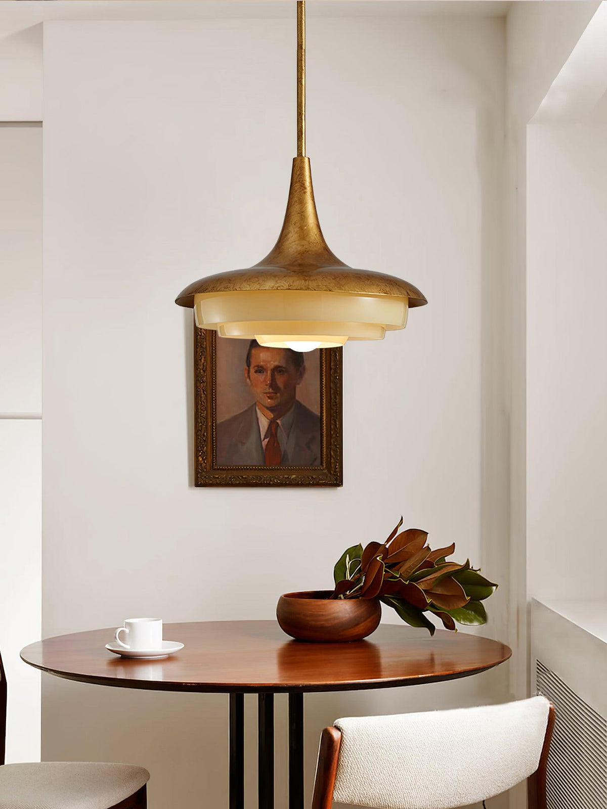 Liorinine Mid-Century Modern Glass Pendant Light