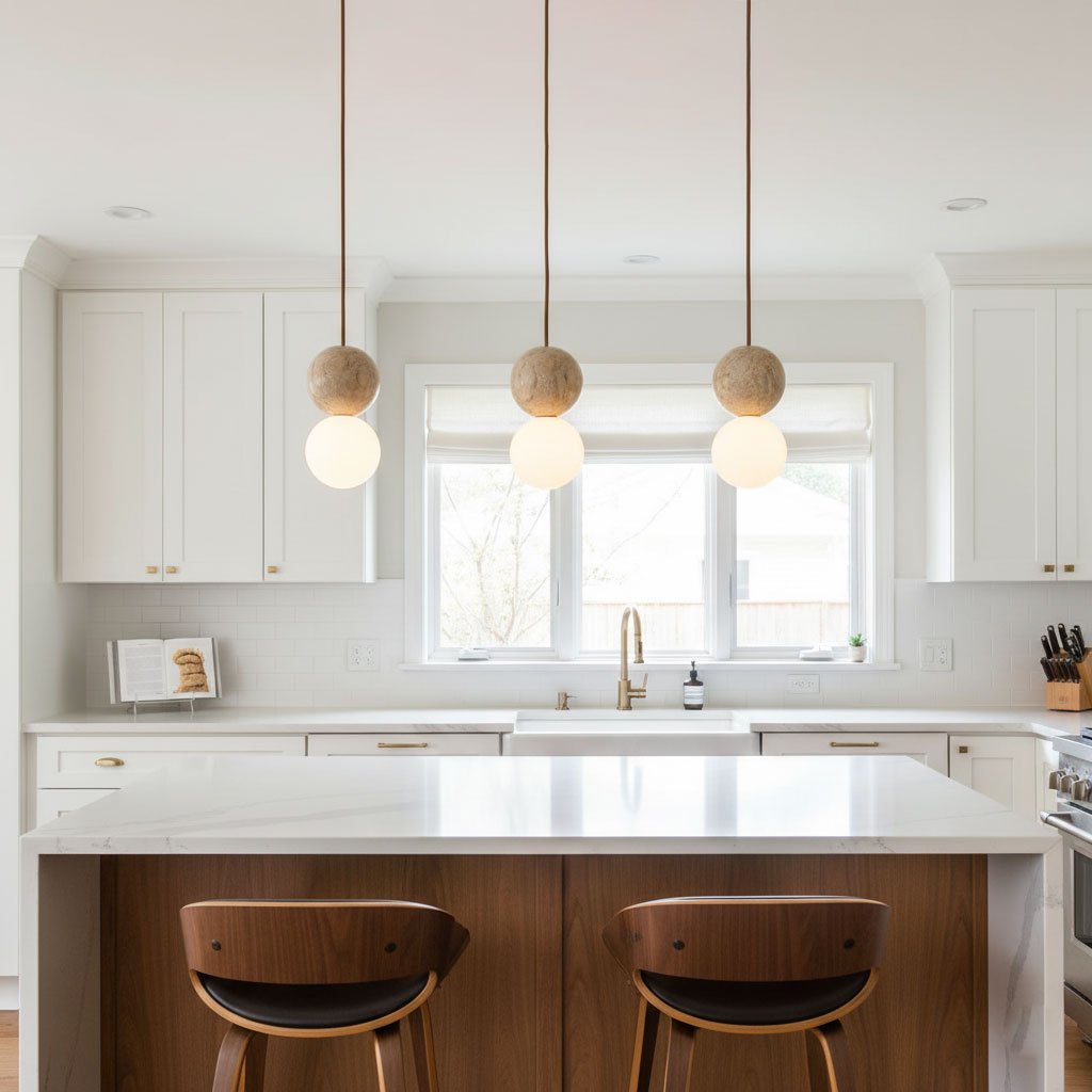 Bohya Travertine Pendant Light