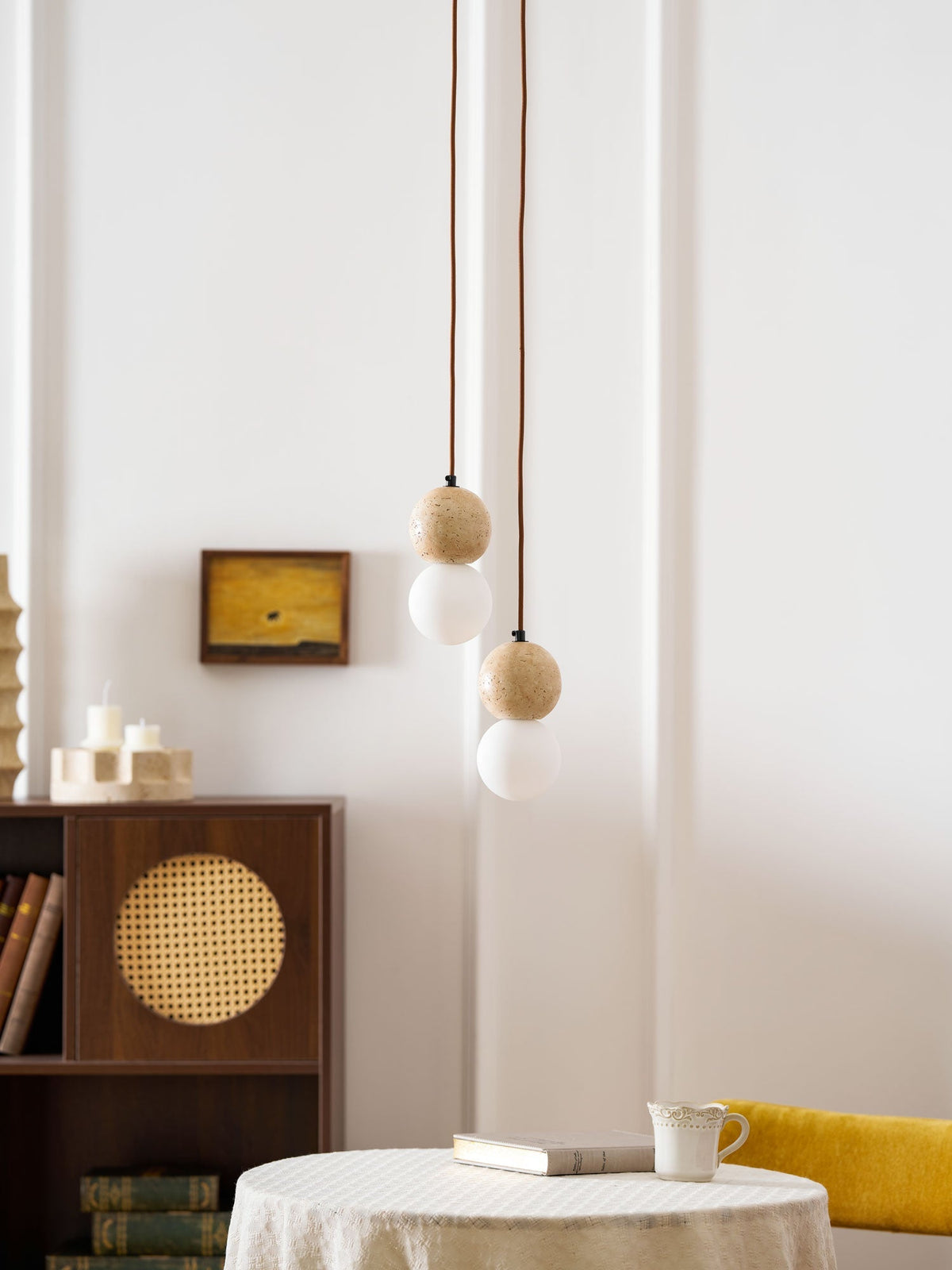 Bohya Travertine Pendant Light