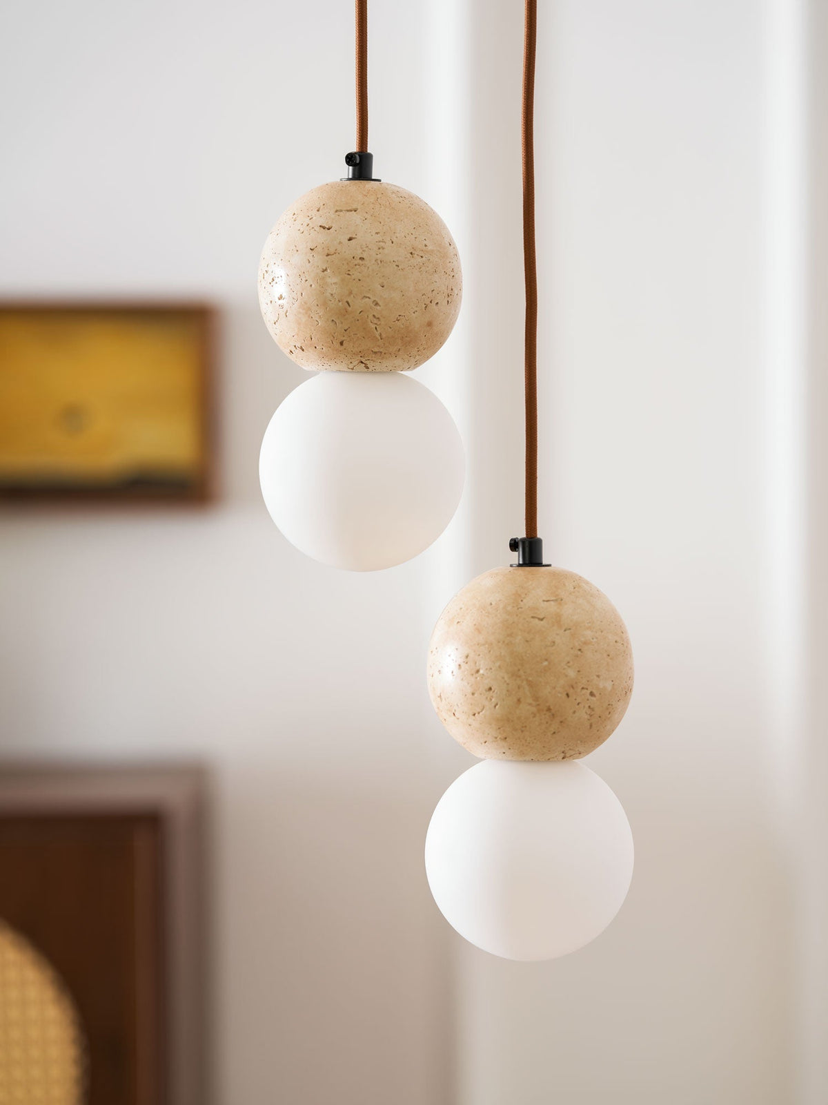 Bohya Travertine Pendant Light