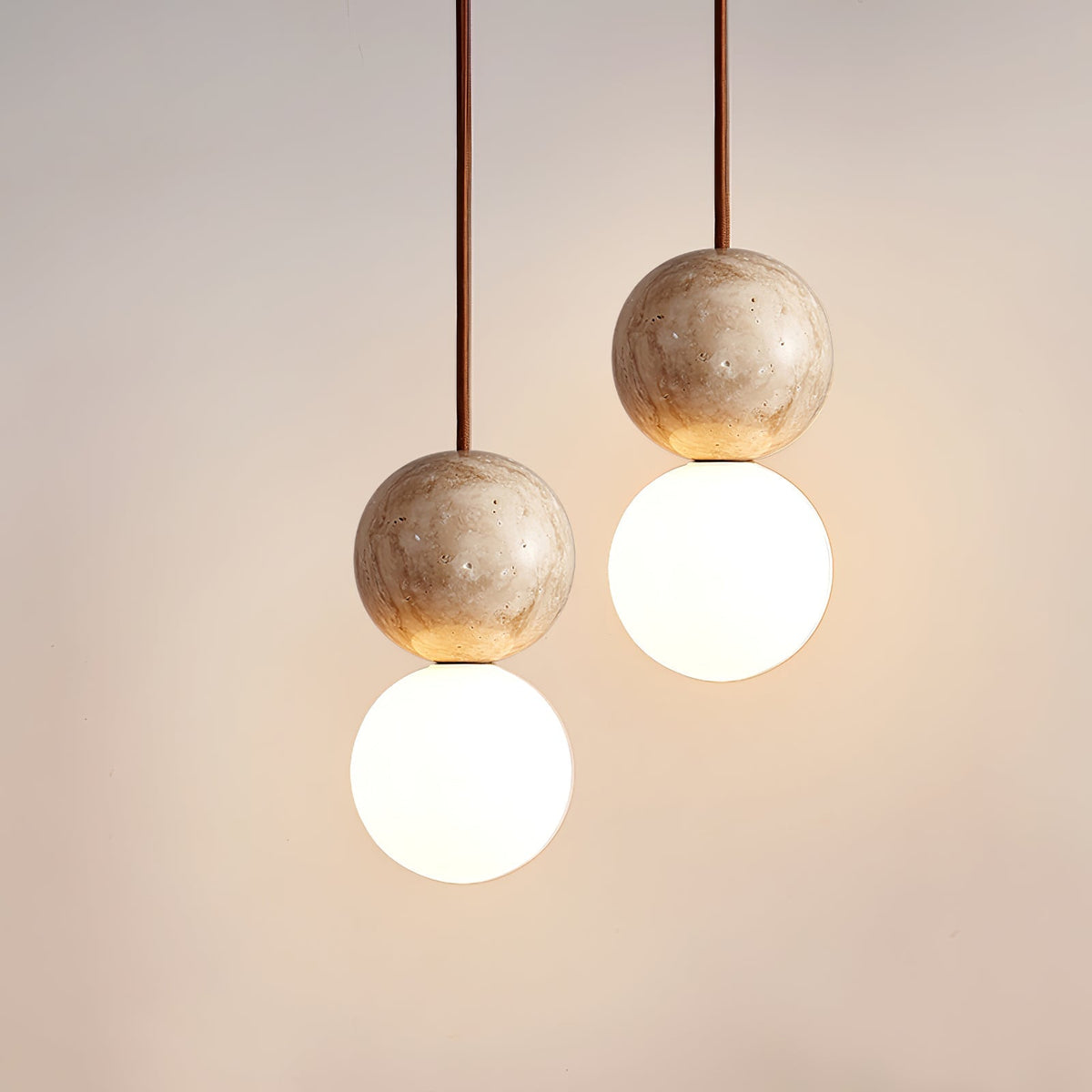 Bohya Travertine Pendant Light