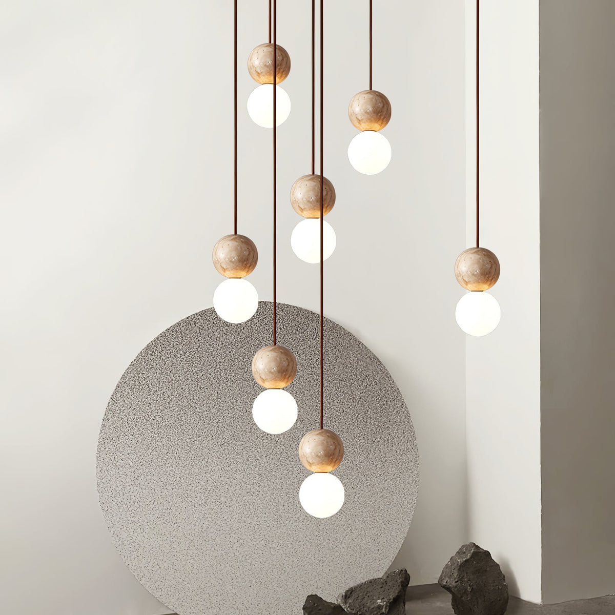 Bohya Travertine Pendant Light