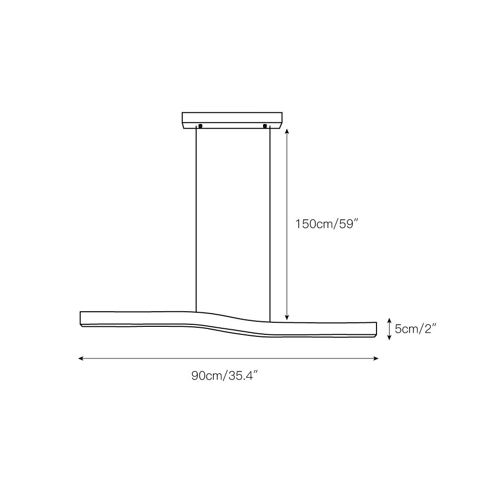 Kaon Linear Pendant Light