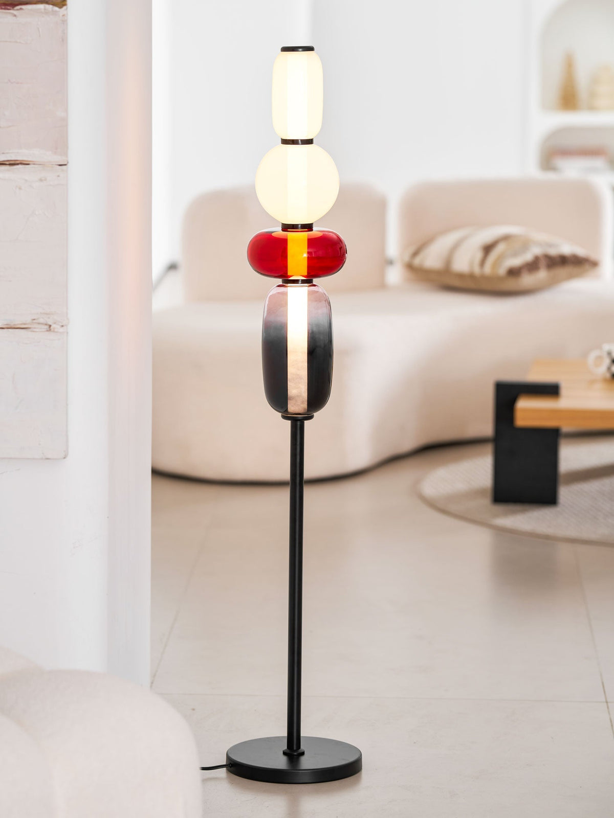 Wayel Glass Floor Lamp