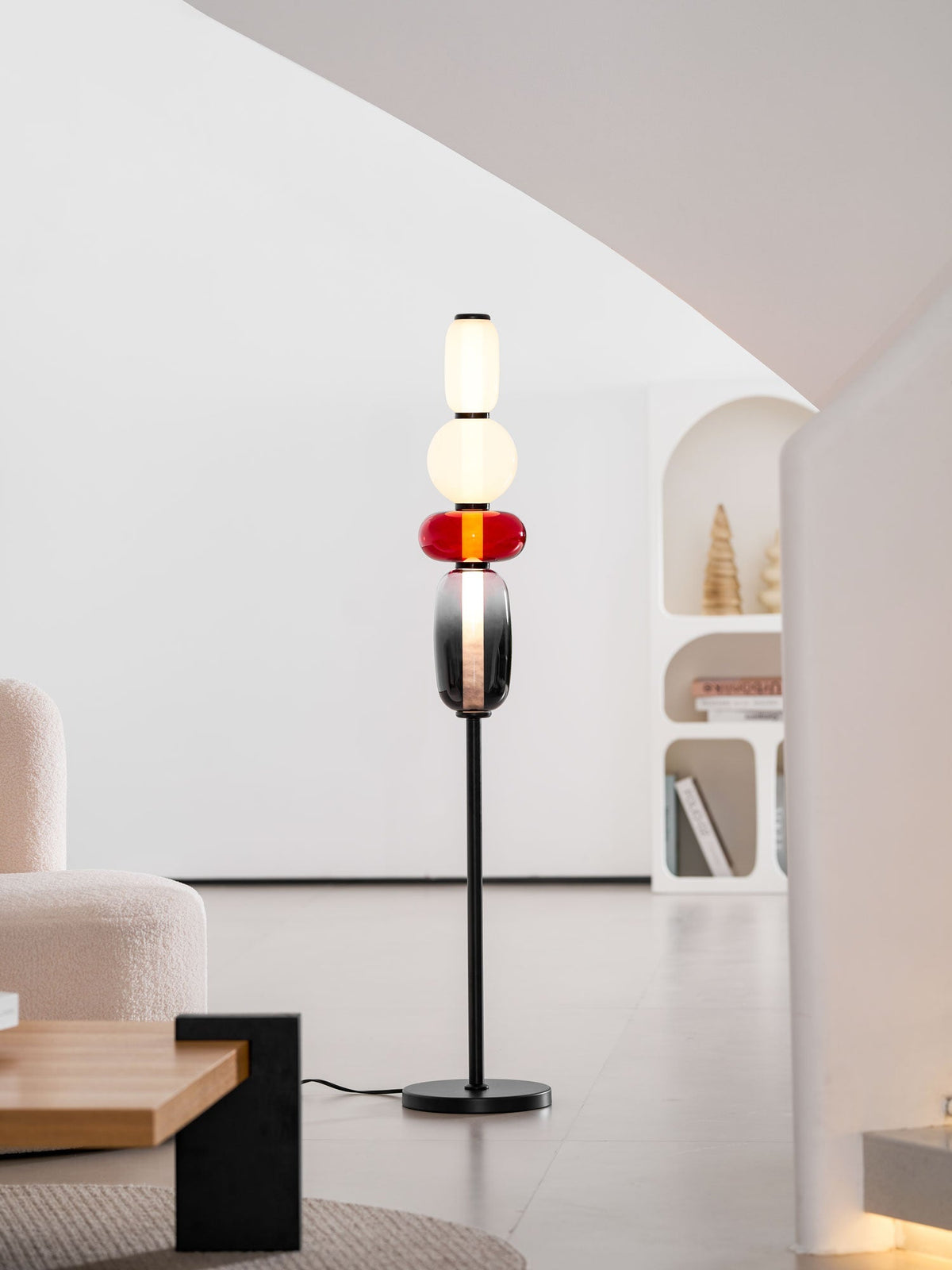 Wayel Glass Floor Lamp